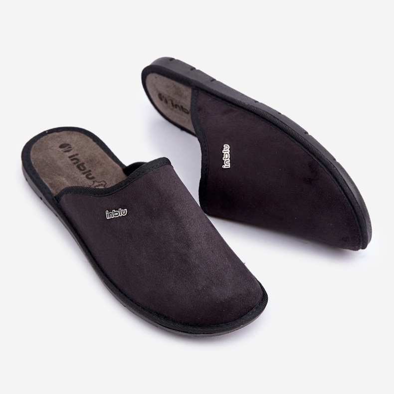 Pánská domácí obuv Inblu Pantofle 9100002H Černá 1
