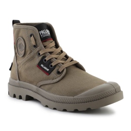 Boty Palladium Papa Hi Patch 79117-308-M hnědý 3