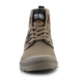 Boty Palladium Papa Hi Patch 79117-308-M hnědý 4