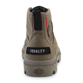 Boty Palladium Papa Hi Patch 79117-308-M hnědý 7