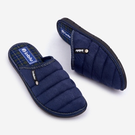 Inblu Pohodlné pánské domácí boty, tmavě modrá modrý 1