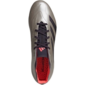 Kopačky Adidas Predator League Fg IF6349 stříbrný 3
