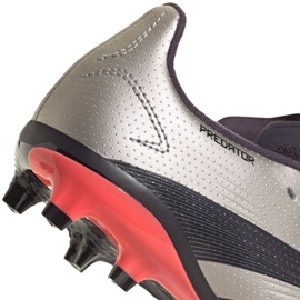 Kopačky Adidas Predator League Fg IF6354 stříbrný 7
