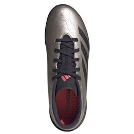Kopačky Adidas Predator League Tf IF6414 stříbrný 3