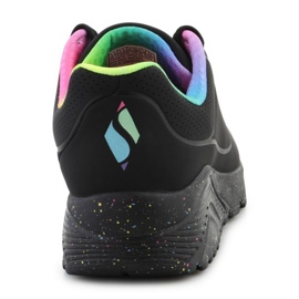 Boty Skechers Uno Lite Rainbow Speckle 310456L-BKMT černé černá 4