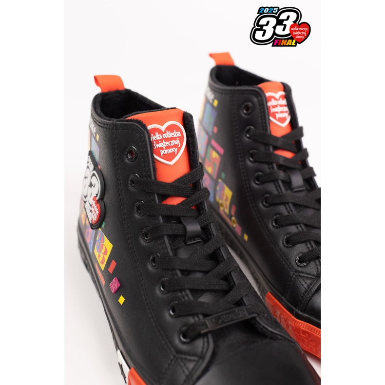 Oficiální pánské tenisky Big Star x Wośp RR174651 černý 2