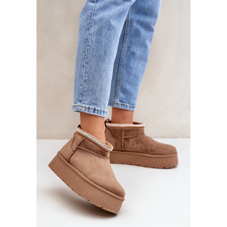 Sněhule Model Heslania HY877-2 Brown - Step in style hnědý 1 Sněhule Model Heslania HY877-2 Brown - Step in style hnědý 1