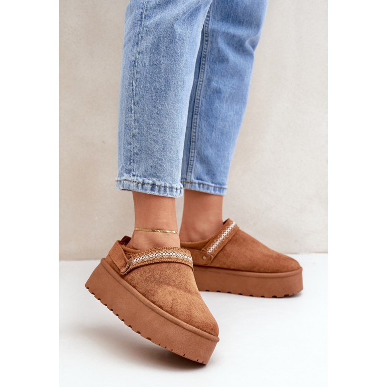 Sněhule Model Selithria PL361 Camel - Step in style hnědý 1