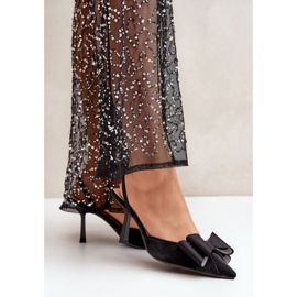 Step in style Vysoké podpatky Model Selatea SQC-118 Black - Krok ve velkém stylu černá 1