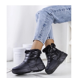 Černé boty do sněhu Lago - Solea černý 1