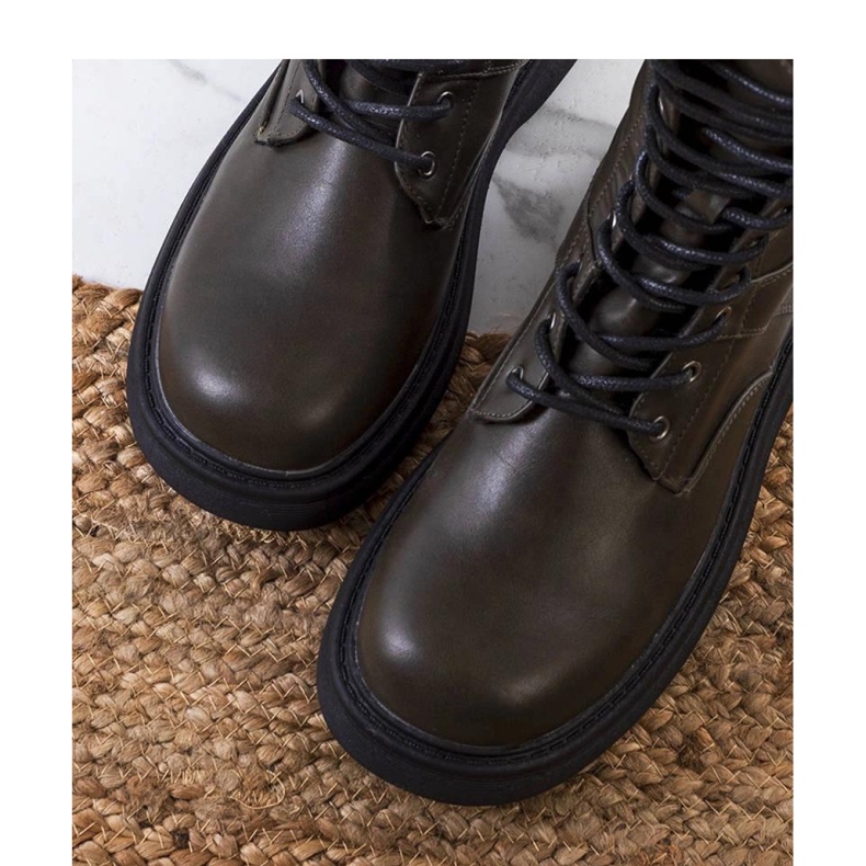 Zelené dámské kozačky značky Costel - Solea zelená 1