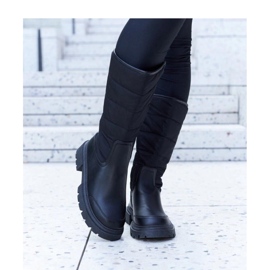 Solea Černé zateplené sněhule černý 1