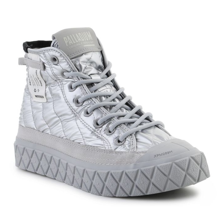 Boty Palladium Palla Ace Re-Quilt 94325-082-M stříbro 1