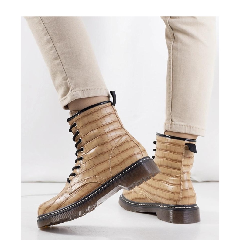 Hnědé dámské kozačky Norte - Solea hnědý 1