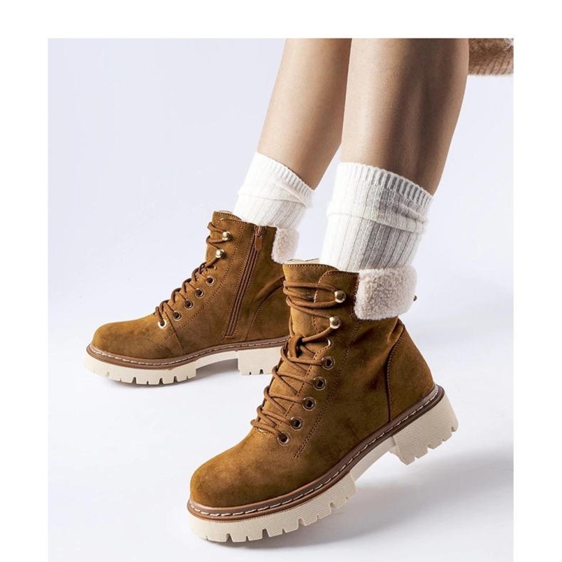 Hnědé zateplené dámské zimní boty Bassano - Solea hnědý 1