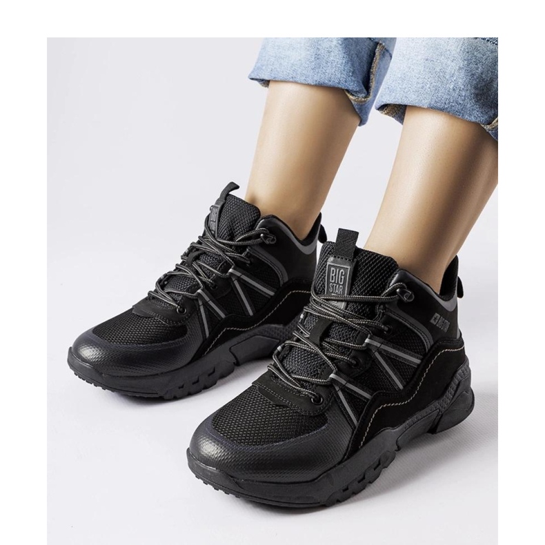 Černé boty Big Star KK274218 černá 1