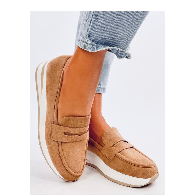 Pacifs Camel klínové mokasíny - Inello hnědý 2