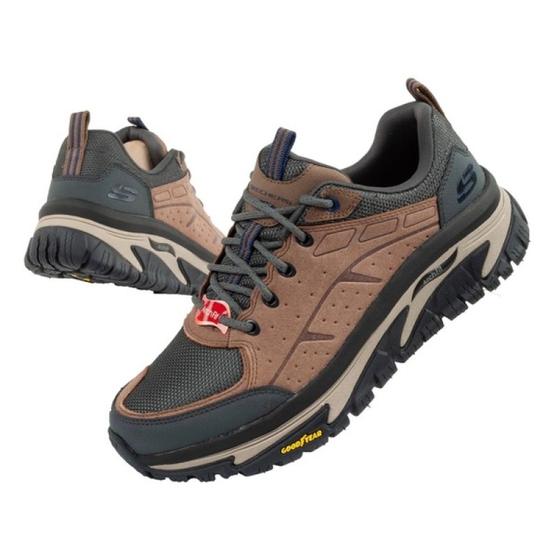 Boty Skechers Arch Fit Road Walker-Vernal 237488/BRMT hnědý 1 Boty Skechers Arch Fit Road Walker-Vernal 237488/BRMT hnědý 1
