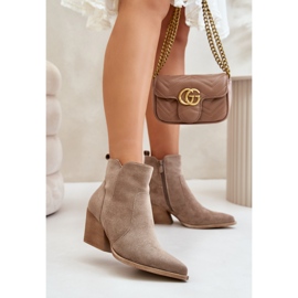 Step in style Boty Model Virtris RQ491 Dark Beige - Krok ve stylu béžový 1