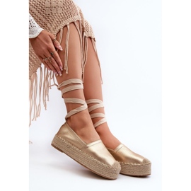 Step in style Espadrilky Model Tailesse C-285 Gold - Krok ve velkém stylu žluť 2
