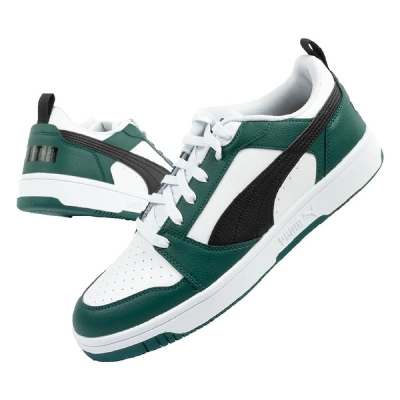 Boty Puma Rebound v6 392328 34 zelený 1