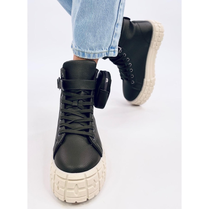 Zelené vysoké tenisky zelený 2