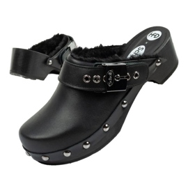 Dřeváky Scholl Iconic F307031004 černá 1