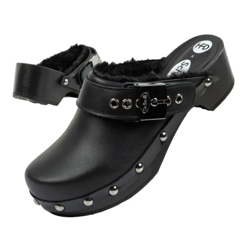 Dřeváky Scholl Iconic F307031004 černý 1