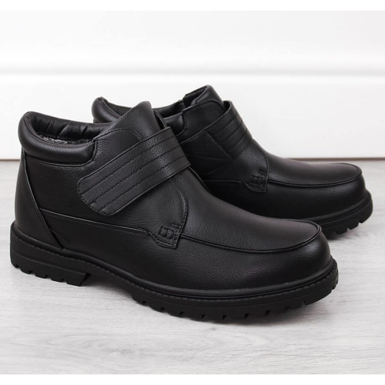 Zateplené boty Atletico Man's Style M WS-004 ATC455B černý 1