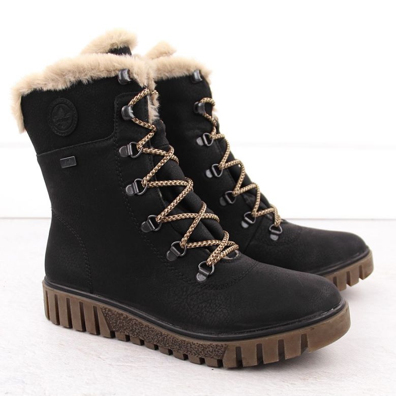 Rieker RKR745 Black Membránové boty černý 2