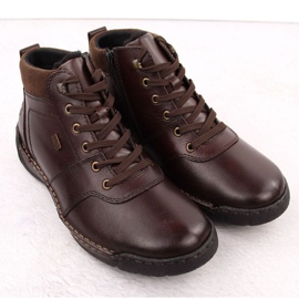 Pánské boty izolované vlny Rieker RKR747 BROWN hnědý 2 Pánské boty izolované vlny Rieker RKR747 BROWN hnědý 2