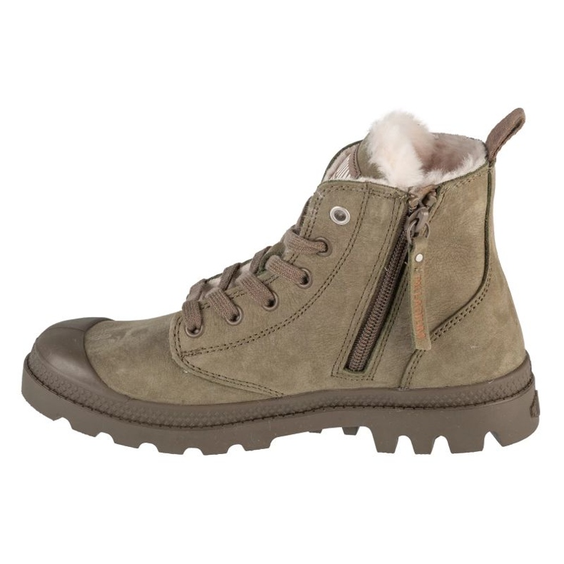 Palladium pampa hi zip WL 95982-377 Green Stalladium boty zelená 1