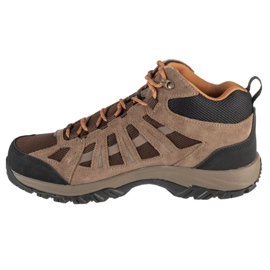 Boty Columbia Redmond III Mid WP 1940581232 s membránou hnědý 1
