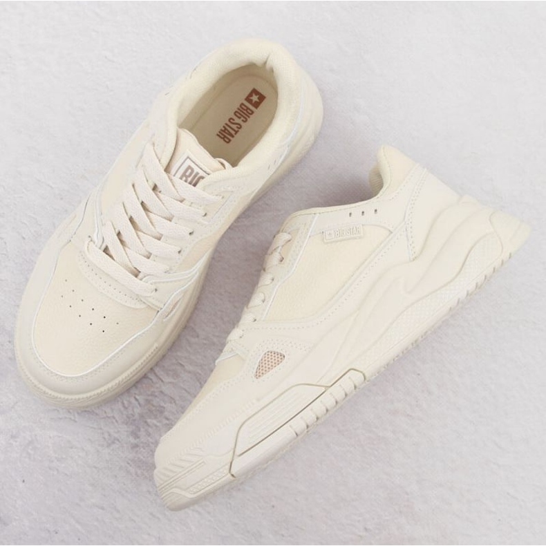 Big Star Dámská sportovní bota velká hvězda NN274668 BEIGE béžový 2