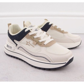 Big Star Dámská sportovní bota velká hvězda NN274A092 WHITE béžový 2