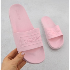 Big Star Dámské žabky pro velkou hvězdu OO274036 Pink Pool růžový 1 Big Star Dámské žabky pro velkou hvězdu OO274036 Pink Pool růžový 1