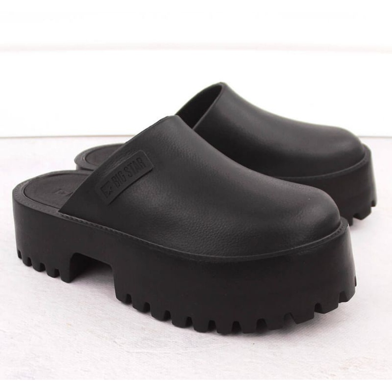 Big Star Ucpávky na masivní podéle velké hvězdy NN274014 Black černý 2