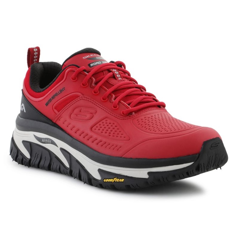 Boty Skechers Arch Fit Road Walker Recon 37333-RDBK červený 1
