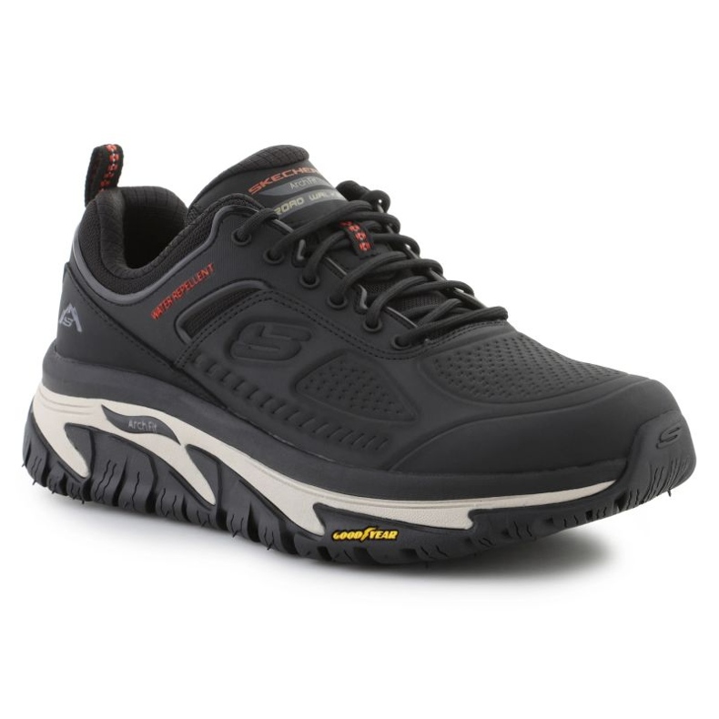 Boty Skechers Arch Fit Road Walker Recon 37333-Blk vodotěsný černá 1
