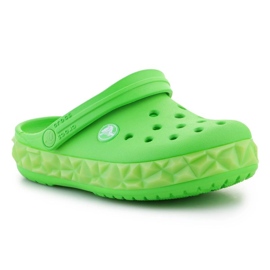 Žabky Crocs Croc Band Geometric Glow Band Clog K Jr 210132-3WA zelený 2