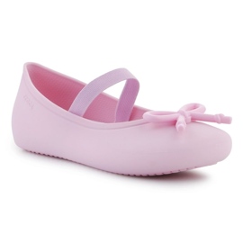 Sandály Crocs Brooklyn Bow Flat K Jr 210136-6GD růžový 2