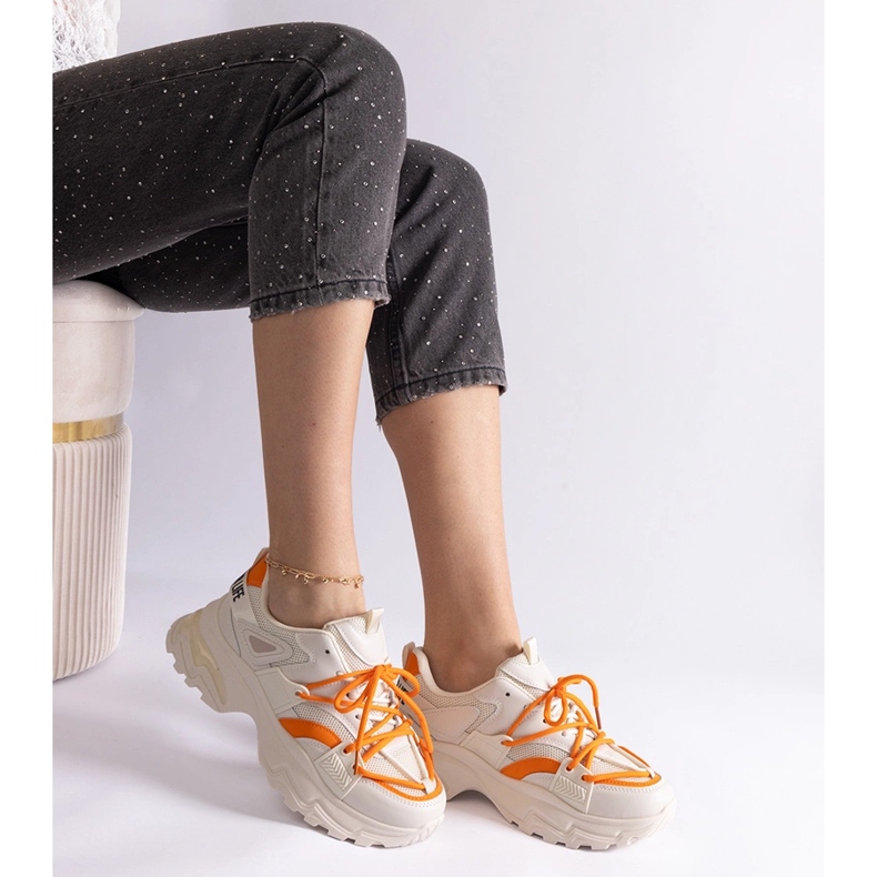 Béžové dámské sportovní tenisky béžový 2 Béžové dámské sportovní tenisky béžový 2