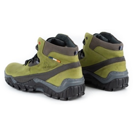 Olivier Pánské zimní boty 134GT Izolovaná zelená vlna 5