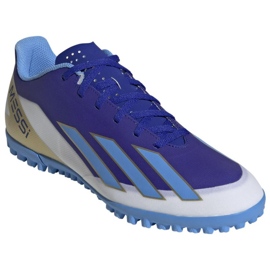 Boty Adidas X Crazyfast Club Messi Tf ID0726 modrý 1