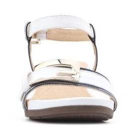 Geox D Marykarmen D boty na klínku D828QD 05402 C0899 bílý 4