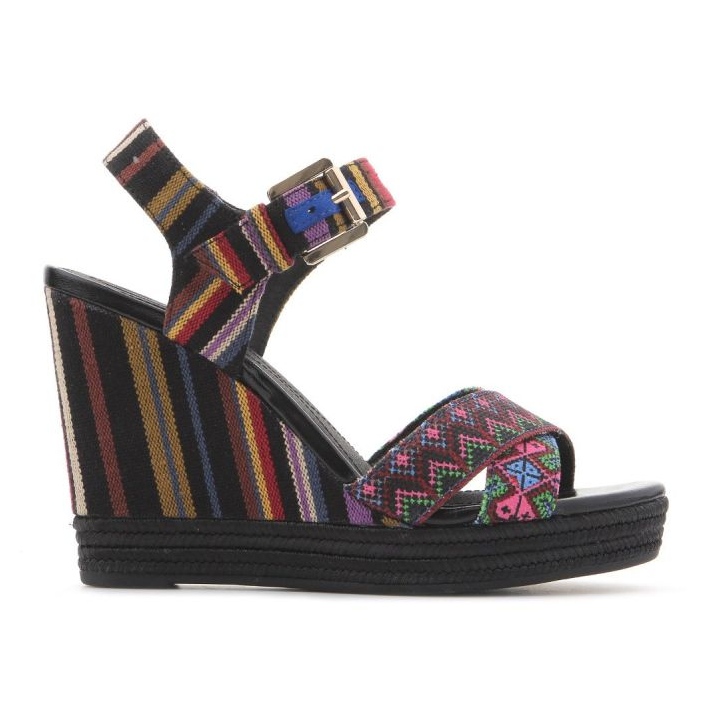 Boty na klínku Geox D82P6G 000AW C0042 vícebarevný 1