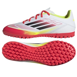 Adidas F50 Club tf IE1225 fotbalové boty bílý 1