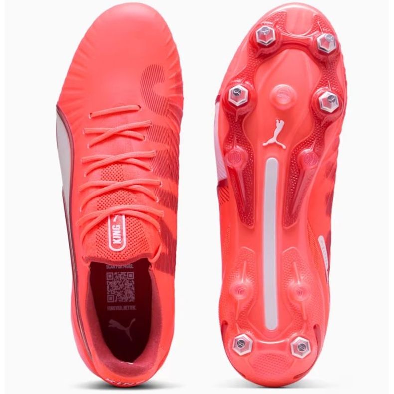 Puma King Ultimate MXSG 108304-01 Fotbalové boty červený 1
