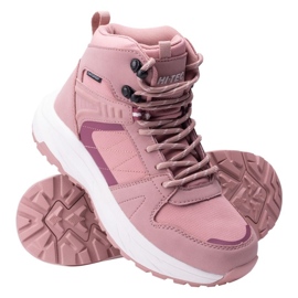 Hi-Tec Rozes Mid WP Wo's Trekking Shoes s membránou růžový 1 Hi-Tec Rozes Mid WP Wo's Trekking Shoes s membránou růžový 1
