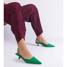 Zelené kachňaty s otevřeným zelený 1